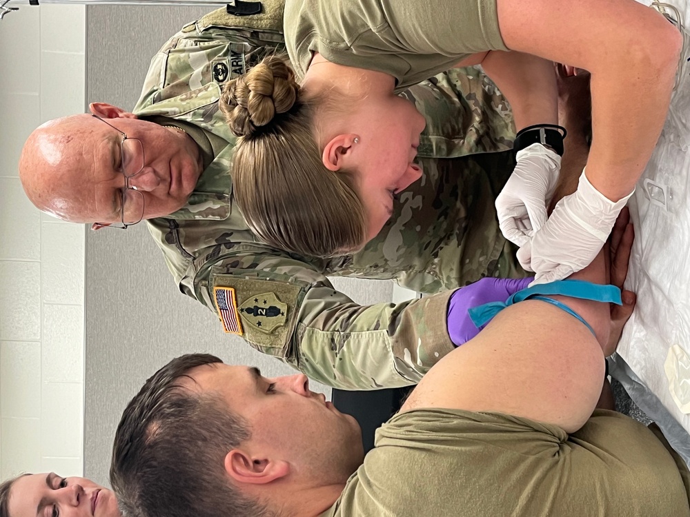 HHC 28ECAB medics practice IV administration