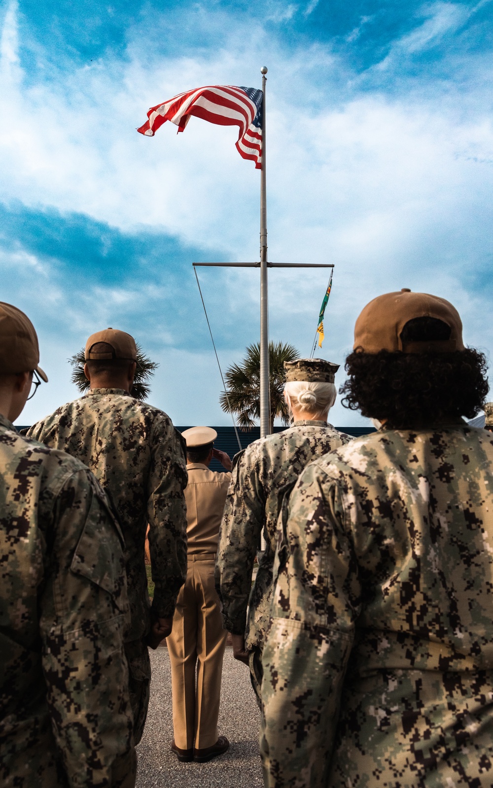 Battle of Midway Flag Raising