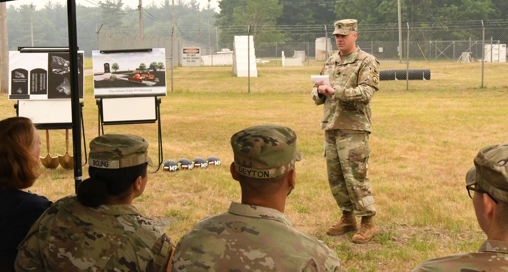 91st Military Police Battalion breaks ground on new military working dog memorial