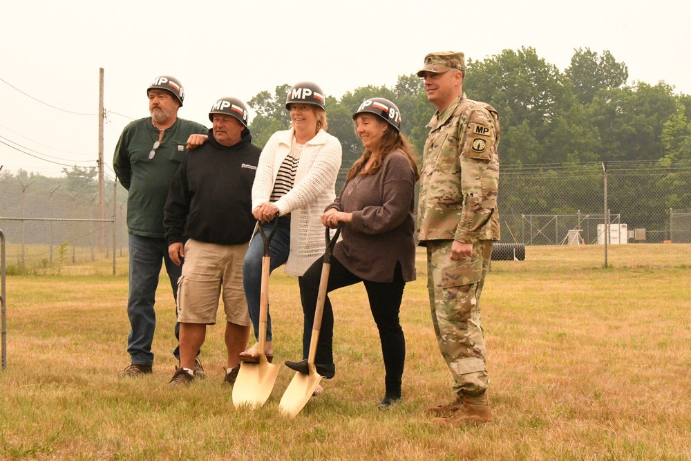 91st Military Police Battalion breaks ground on new military working dog memorial