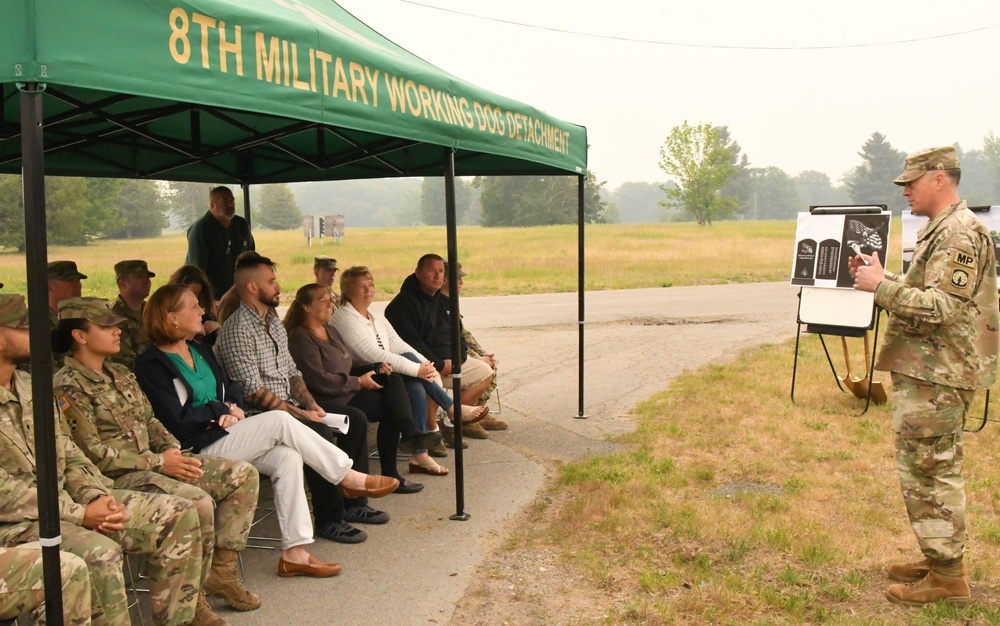 91st Military Police Battalion breaks ground on new military working dog memorial