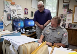 It was love at first sight for long-time Okatibbee Lake park manager