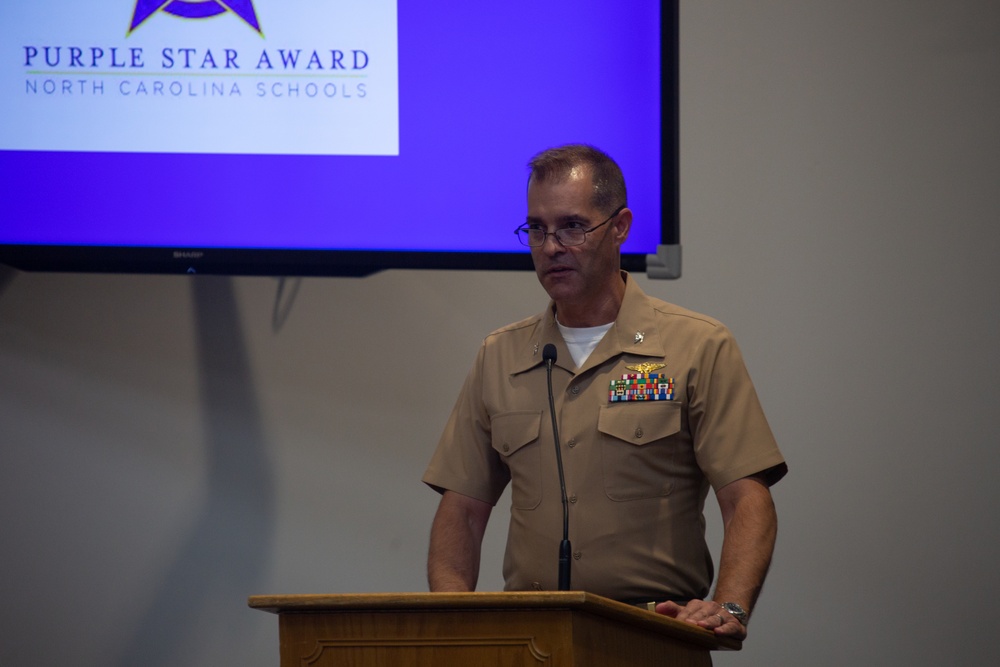 Onslow County Purple Star Award Ceremony