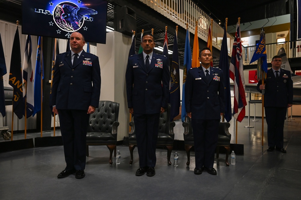 16th Electronic Warfare Squadron Change of Command