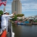 Memorial Day ceremony aboard Cruiser Olympia