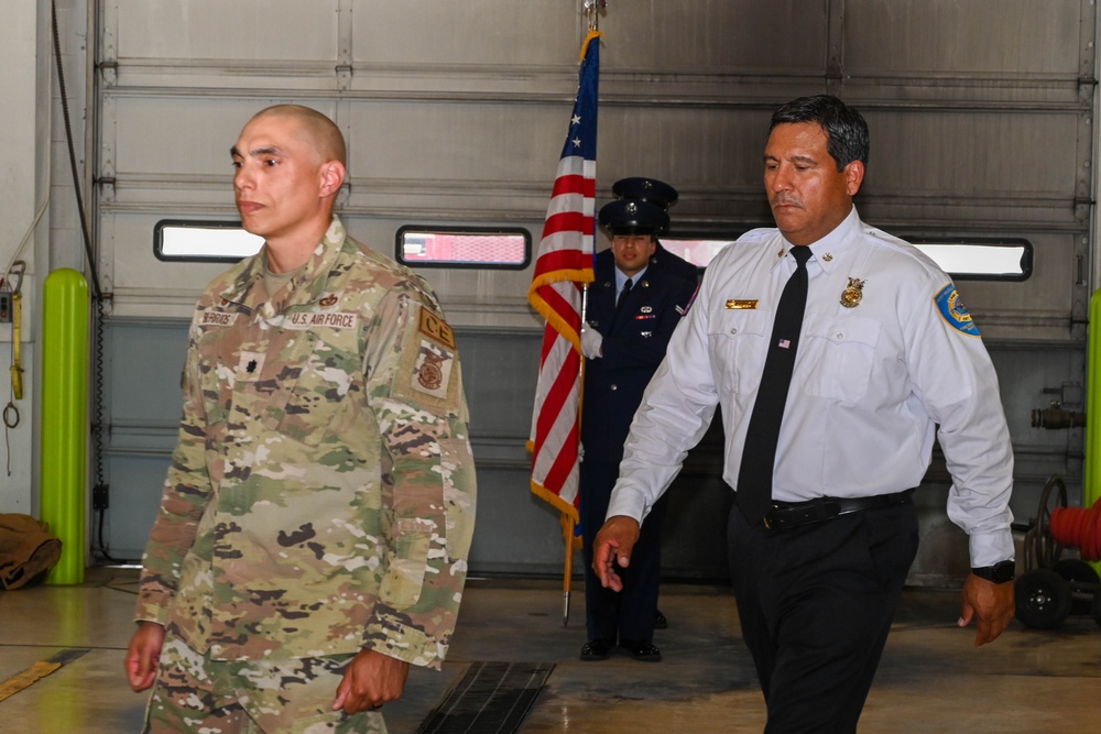 Joint Base San Antonio and 902nd Civil Engineer Squadron Fire Chief Michael Guzman