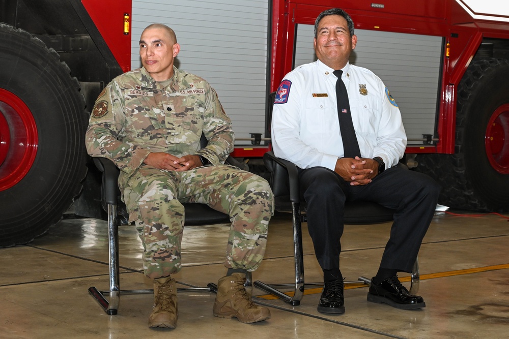 Joint Base San Antonio and 902nd Civil Engineer Squadron Fire Chief Michael Guzman