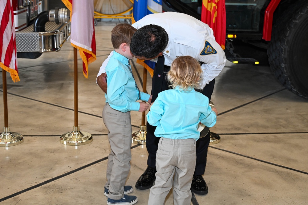 Joint Base San Antonio and 902nd Civil Engineer Squadron Fire Chief Michael Guzman