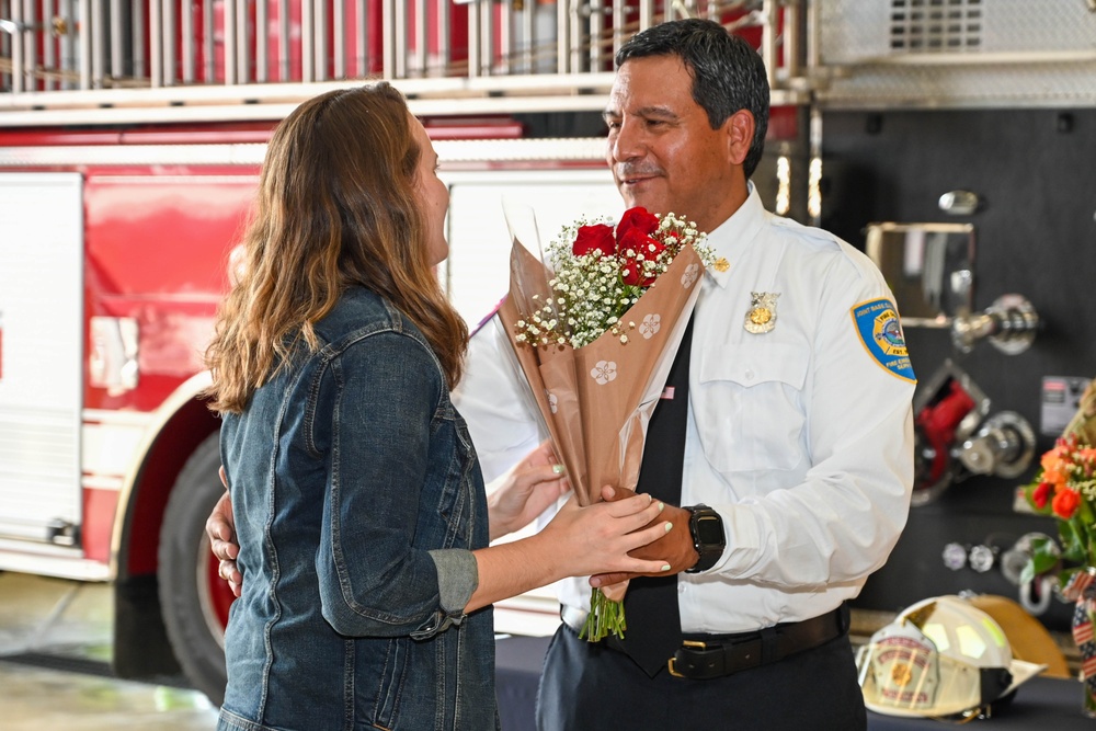 Joint Base San Antonio and 902nd Civil Engineer Squadron Fire Chief Michael Guzman