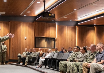 Adm. Christopher Grady Visits Mariner Skills Training Center Atlantic