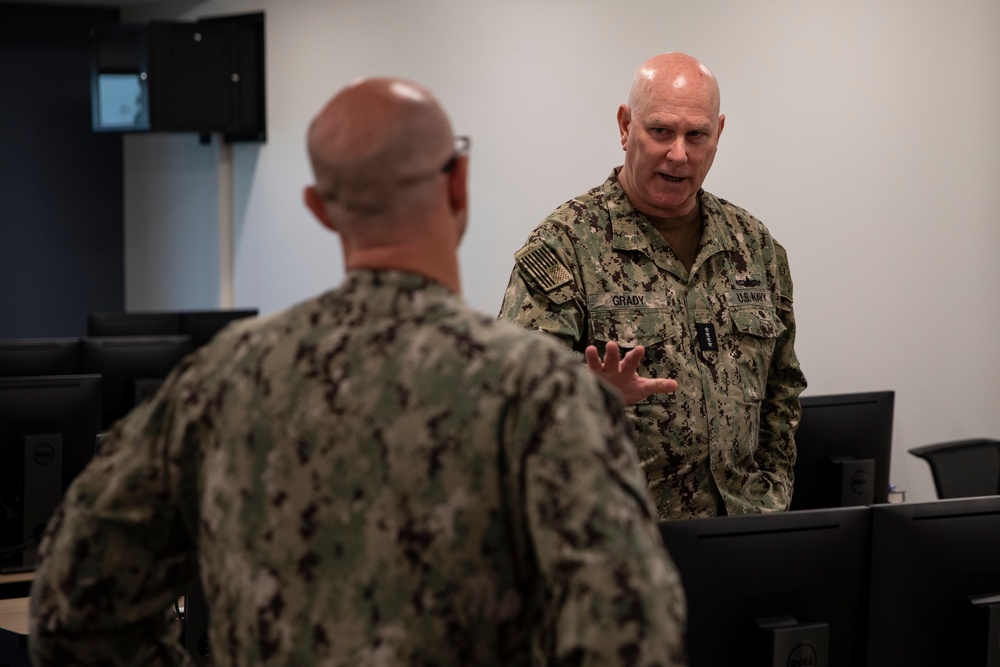 Adm. Christopher Grady Visits Mariner Skills Training Center Atlantic