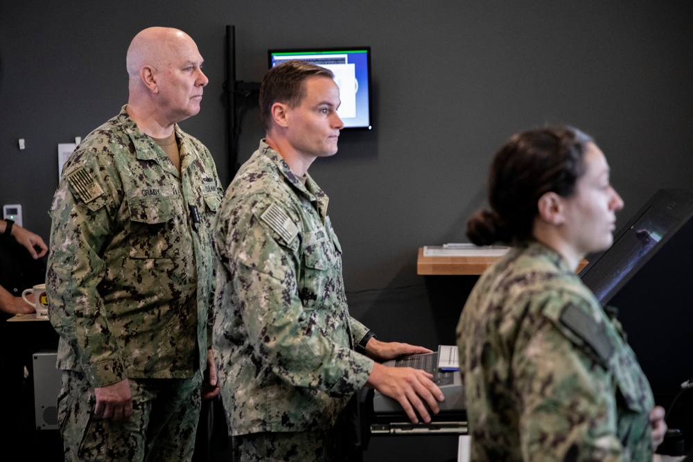 Adm. Christopher Grady Visits Mariner Skills Training Center Atlantic