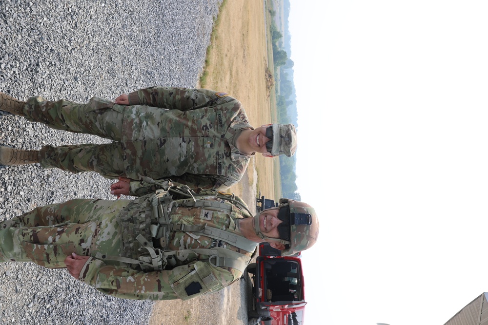 PAO and Brigade Commander at M17 Pistol Qualification