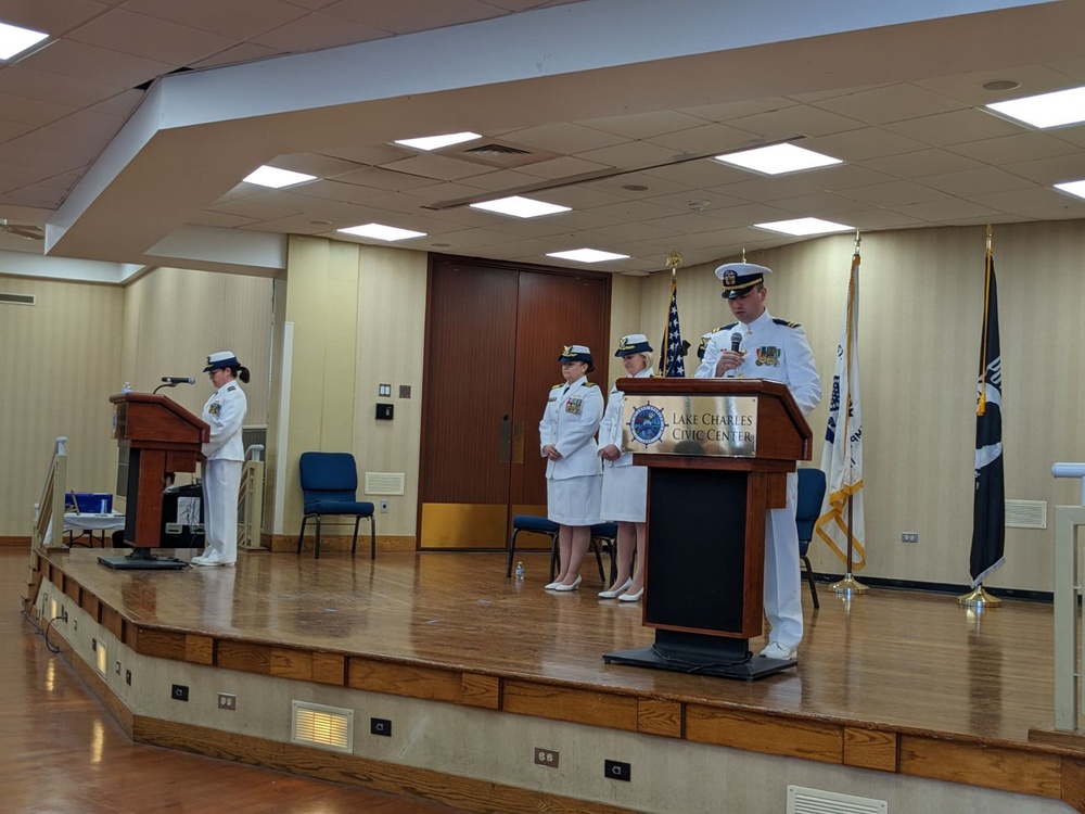 Coast Guard Marine Safety Unit Lake Charles holds change-of-command ceremony