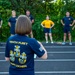 Sailors from U.S. Fleet Cyber Command/U.S. TENTH Fleet participate in a command sponsored fitness event as part of a commemoration of the 81st anniversary of the Battle of Midway on Fort George G. Meade, Md.