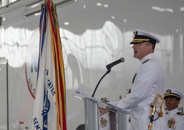 United States Coast Guard National Strike Force Pacific Strike Team holds change of command