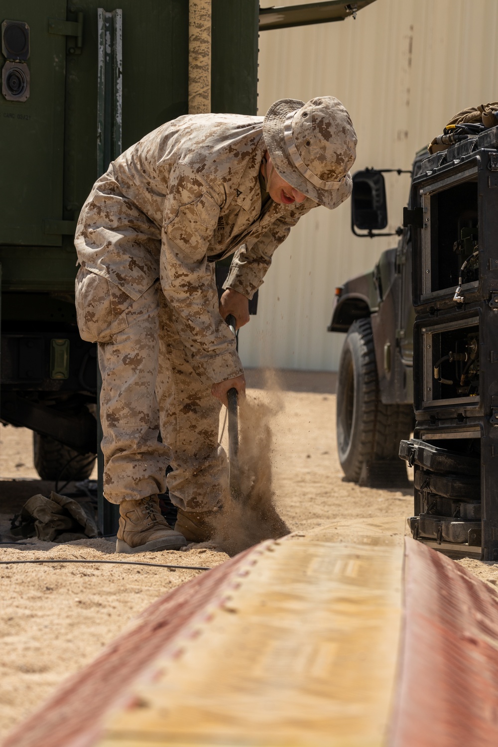 ITX 4-23 Marine Air Support Squadron 6 in Camp Wilson