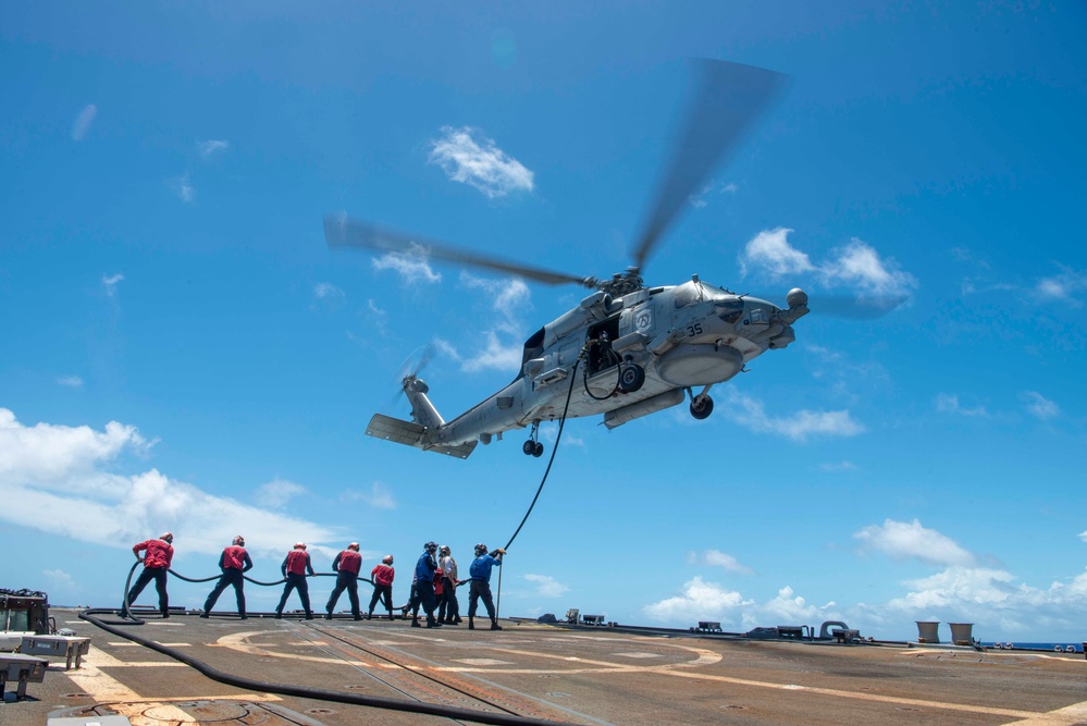 Wayne E. Meyer In Flight Refueling