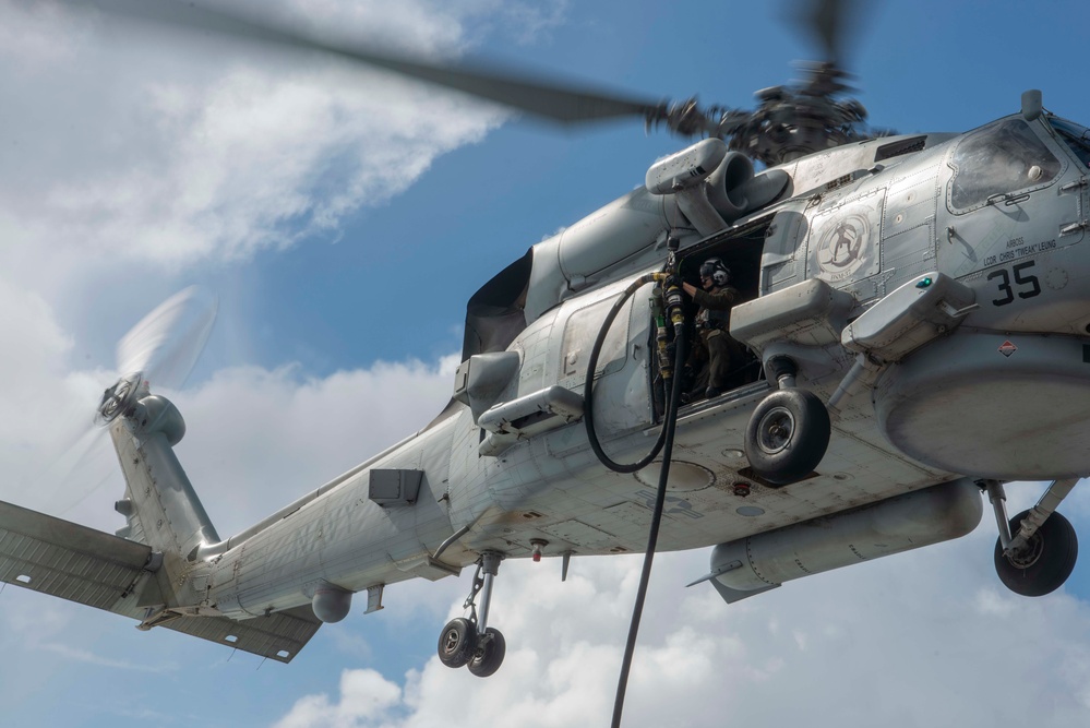 Wayne E. Meyer In Flight Refueling