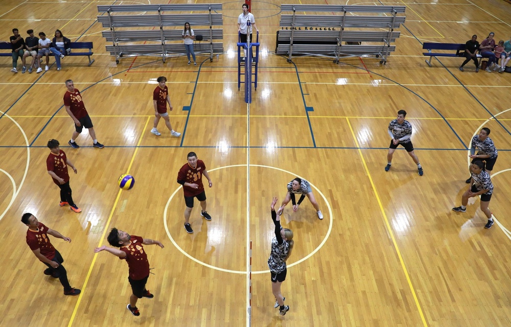 U.S. Army Garrison Japan wins Camp Zama’s intramural volleyball championship