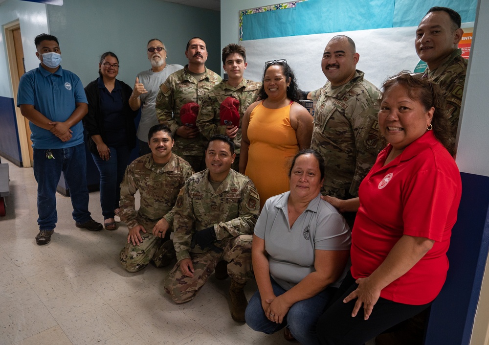 36th CRG helps deliver FEMA disaster relief supplies to Guam departments