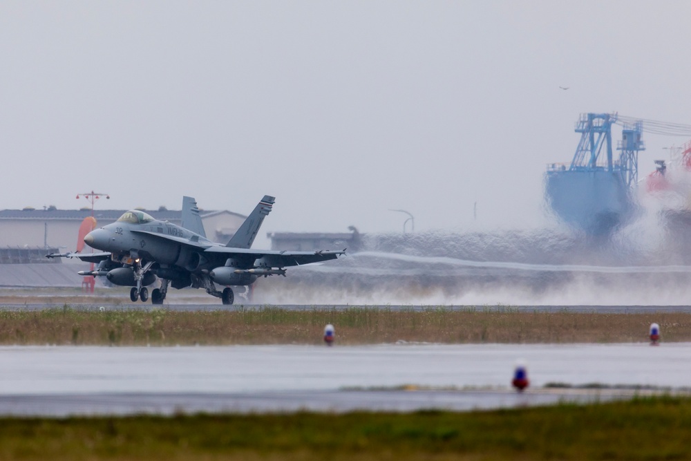 MAG-12 squadrons operate in all weather conditions