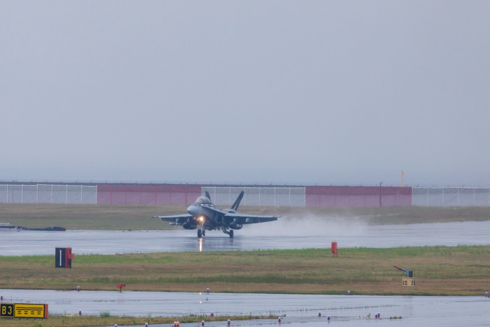 MAG-12 squadrons operate in all weather conditions