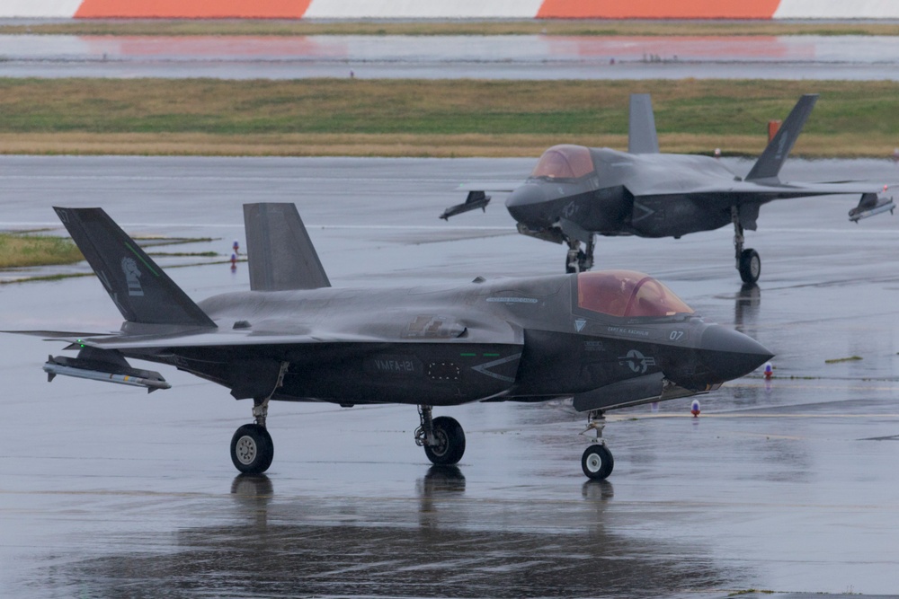 MAG-12 squadrons operate in all weather conditions