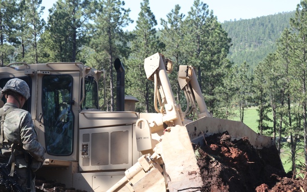 842nd Engineer Company Road Clearing Project