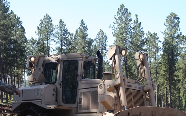 842nd Engineer Company Road Clearing Project