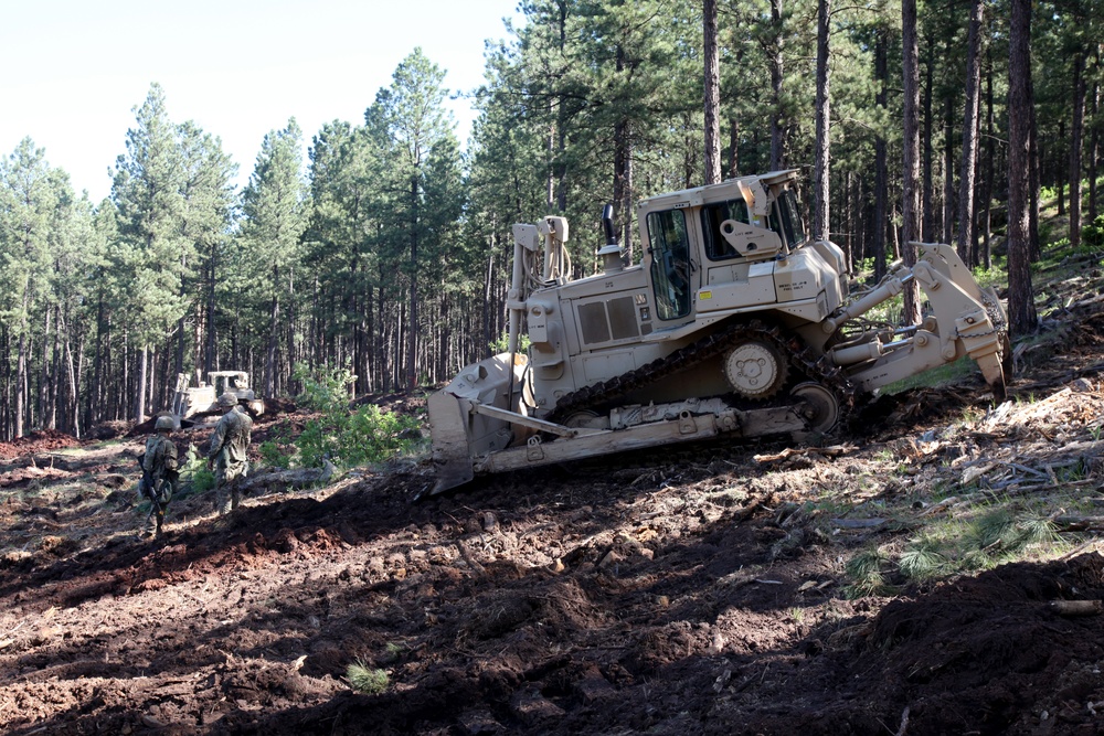 842nd Engineer Company Road Clearing Project