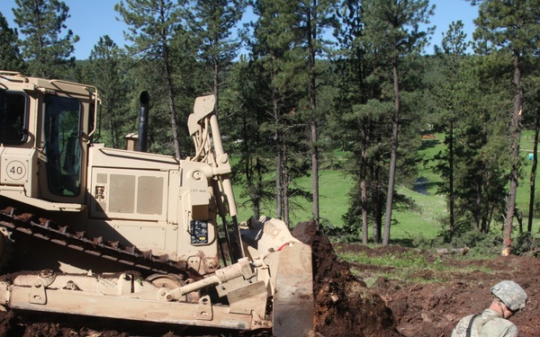 842nd Engineer Company Road Clearing Project
