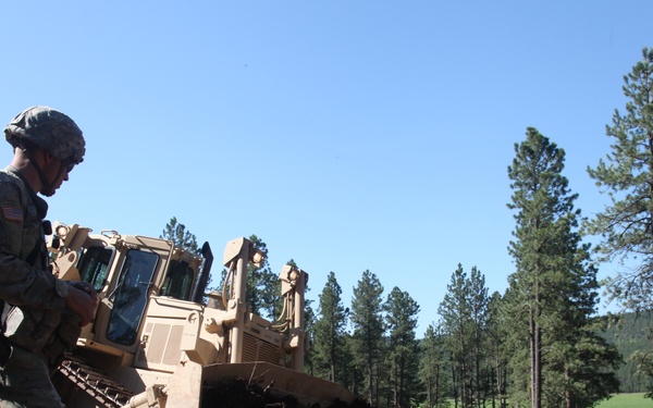 842nd Engineer Company Road Clearing Project