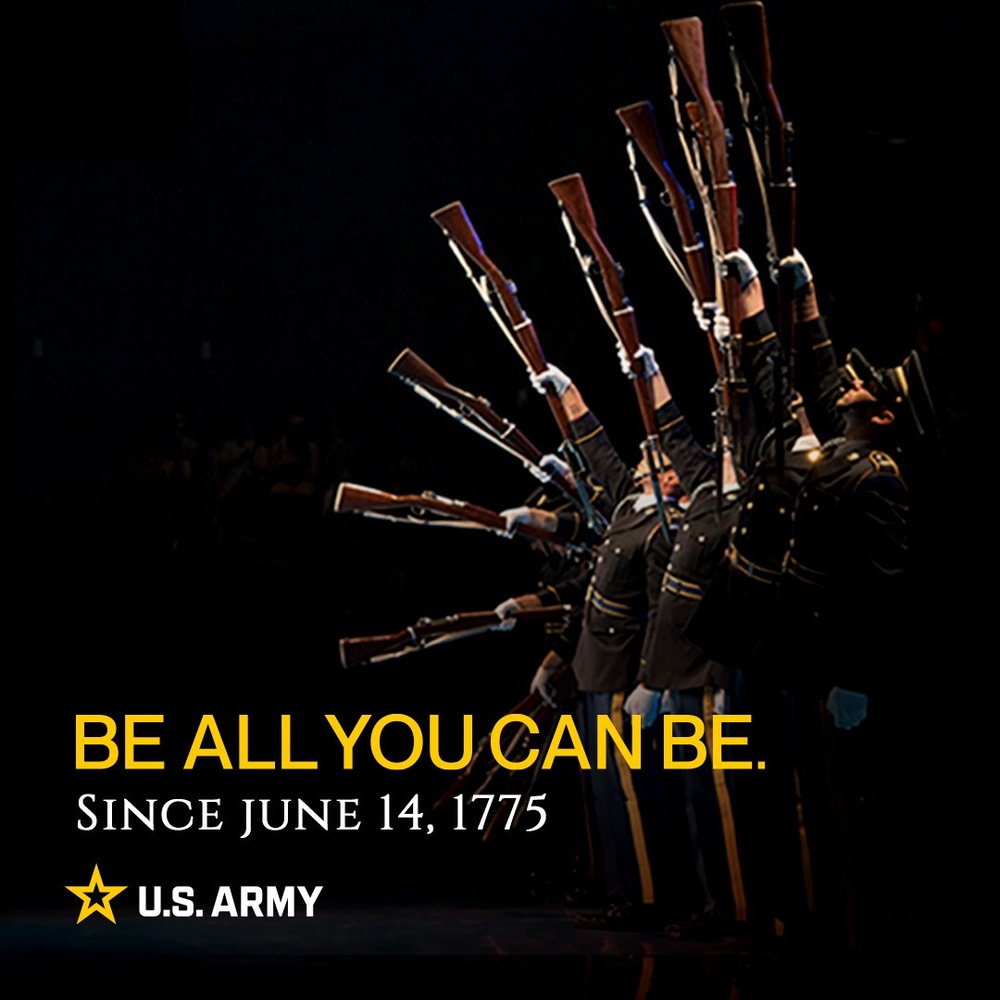 Social Media Graphics for U.S. Army's 248th Birthday