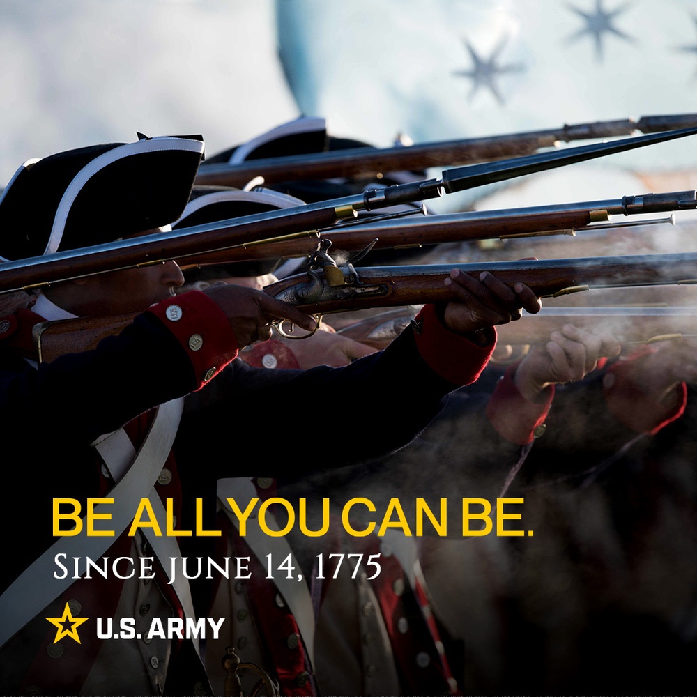 Social Media Graphics for U.S. Army's 248th Birthday