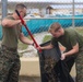 Camp Blaz Marines Conduct Clean Up At Ground Support Element Building