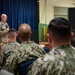 Rear Adm. Carl Lahti, Commander, U.S. Naval Forces Japan and Commander, Navy Region Japan, visits NSF Diego Garcia