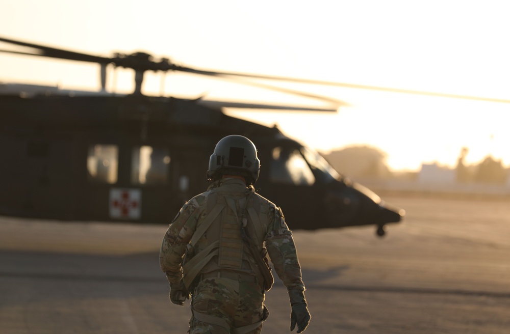 1-111th Aviation prepares for night flight during African Lion 23