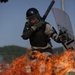 Albanian Soldiers Conduct Fire Phobia Training