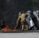 Albanian Soldiers Conduct Fire Phobia Training