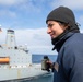 USS Normandy Conducts a Replenishment-at-Sea