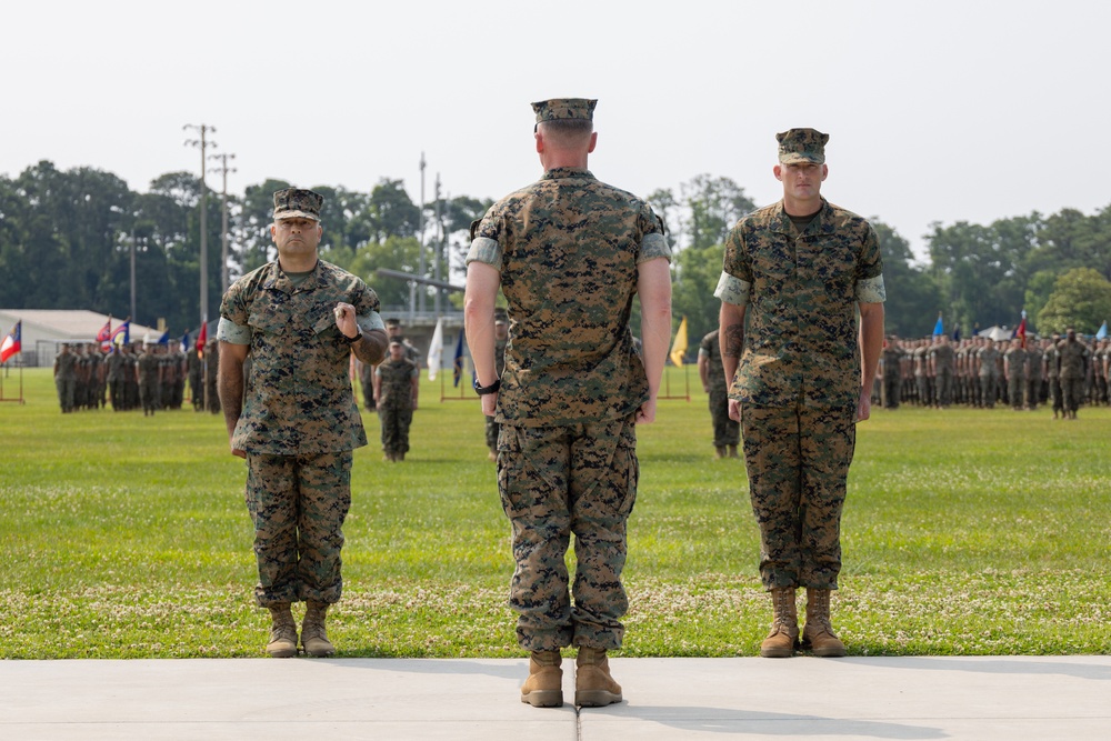 6th Marine Regiment Relief and Appointment