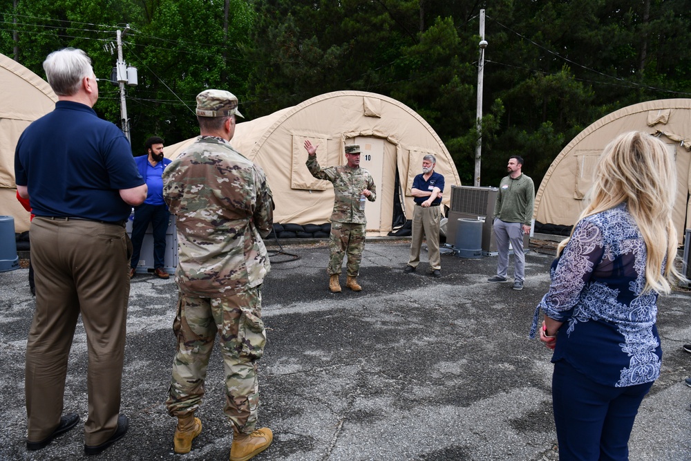 Ohio civic leaders visit Dobbins for tour