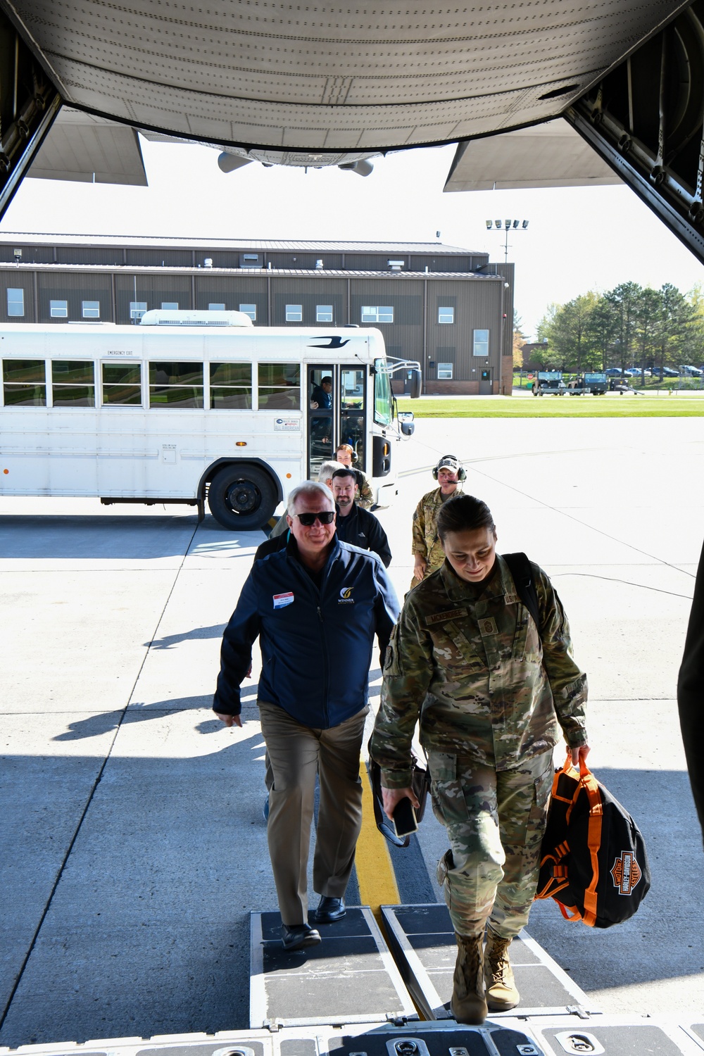 Ohio civic leaders visit Dobbins for tour