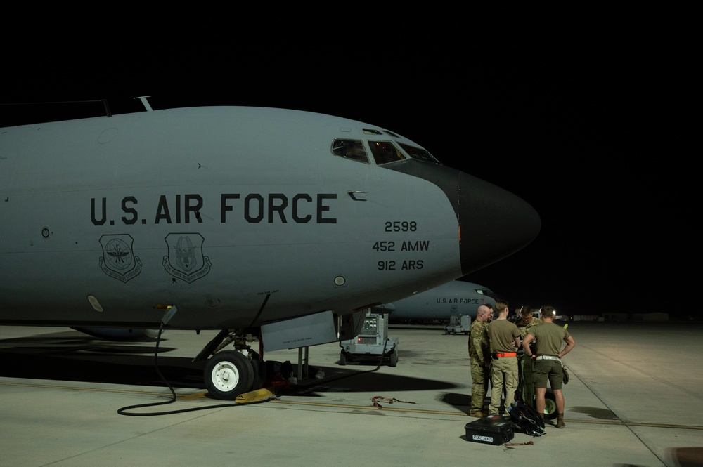 912th EARS supports Bomber Task Force