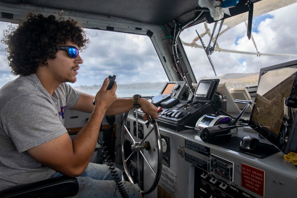 USNS Henson Detachment Conducts HSL Operations as Part of Typhoon Mawar Recovery Effort