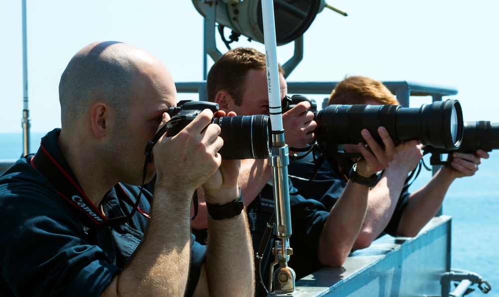 USS Mount Whitney Trains in Baltic Sea