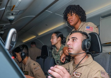 P-8A Poseidon Strait of Hormuz patrol flight