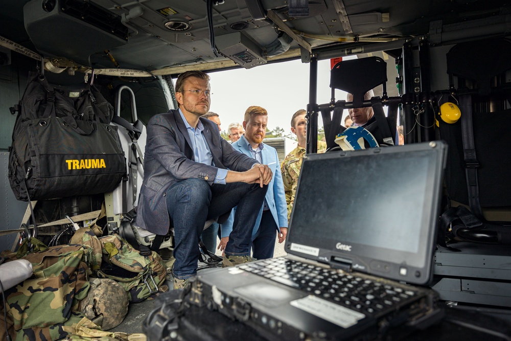 Nuremberg Mayor Visits Grafenwoehr Training Area