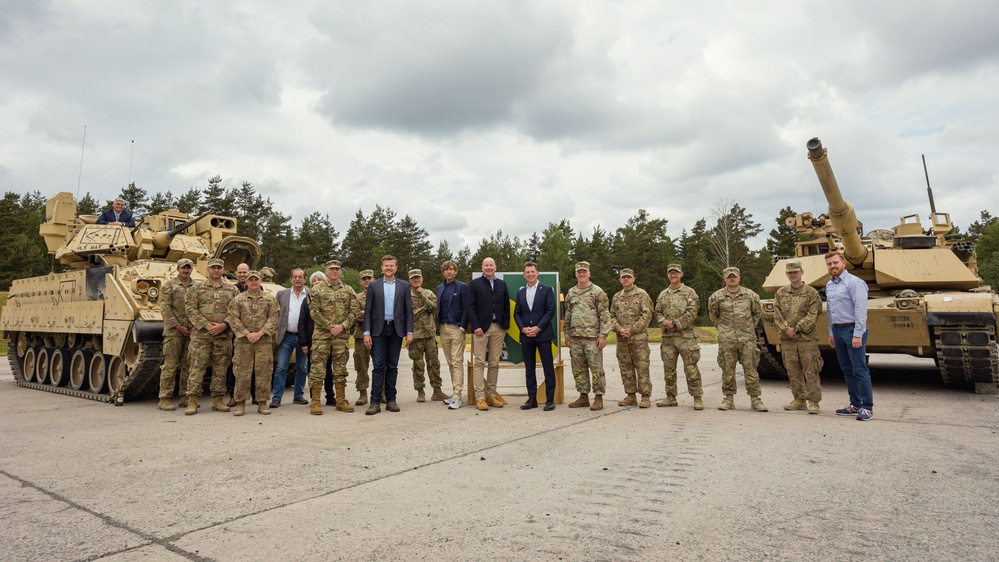 Nuremberg Mayor Visits Grafenwoehr Training Area